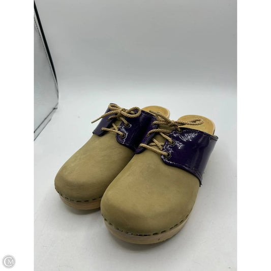 Shoes Heels Block By Cmb In Purple, Size: 6
