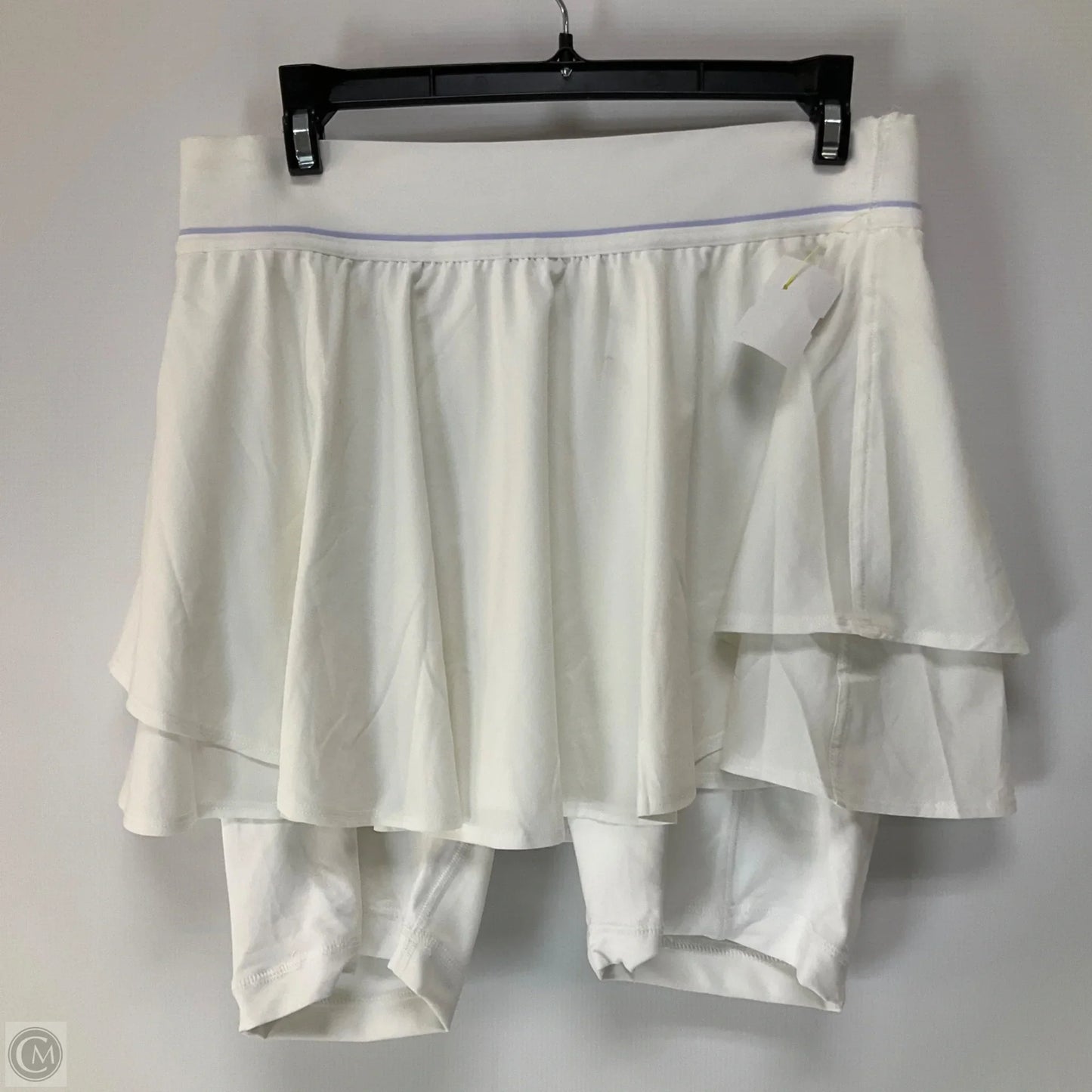 Athletic Skirt By Lululemon In White, Size: 8