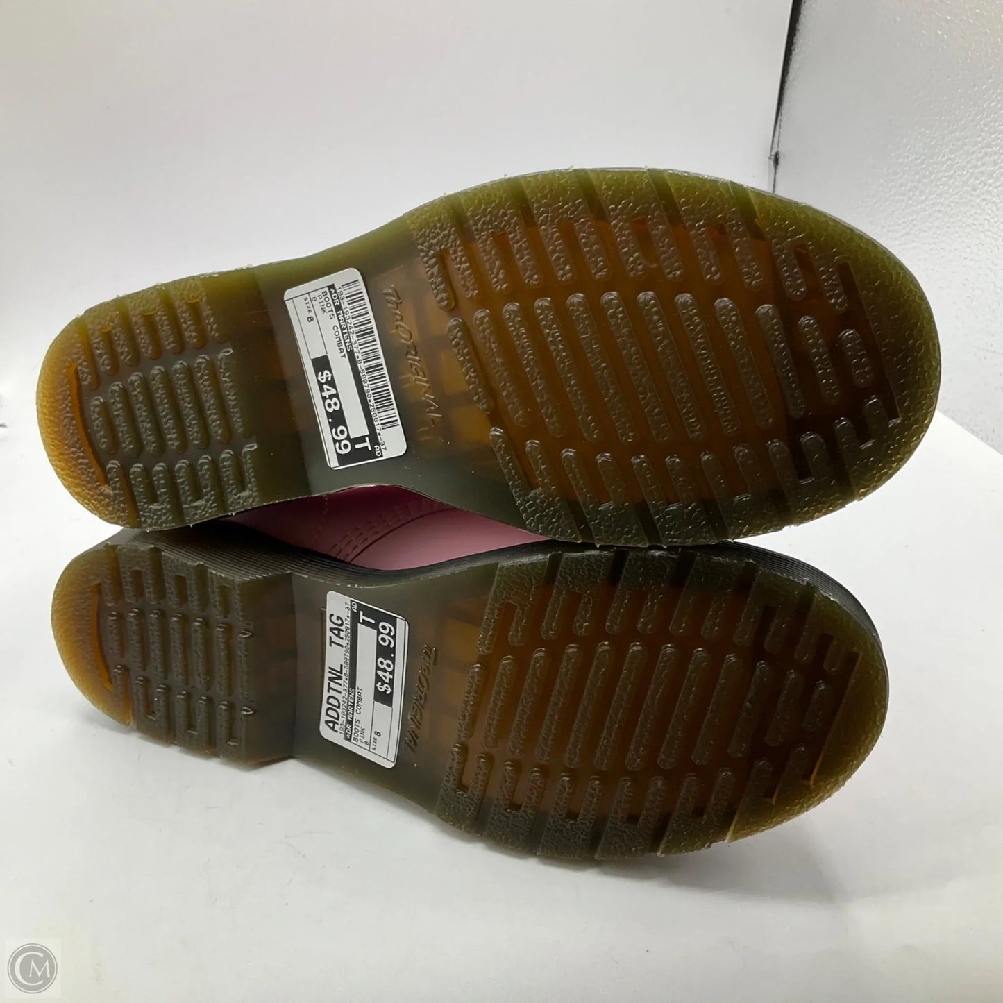 Boots Combat By Dr Martens In Pink, Size: 8