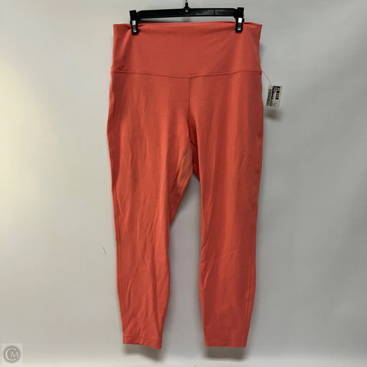 Athletic Leggings Capris By Lululemon In Pink, Size: 12