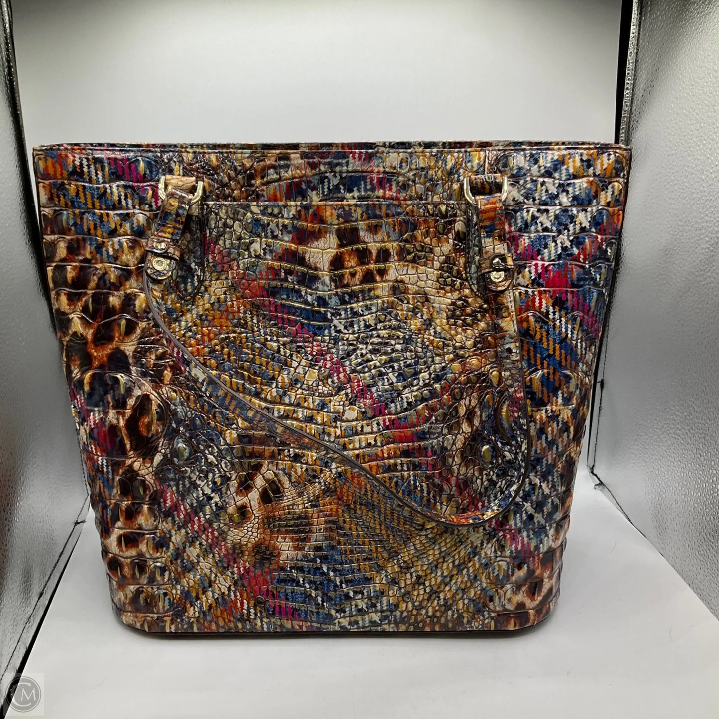 Handbag Designer By Brahmin, Size: Large