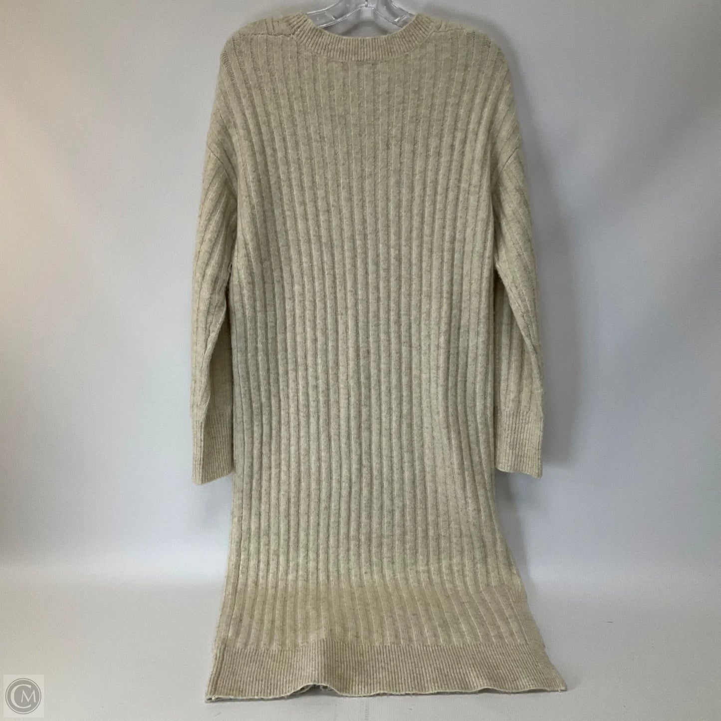 Dress Casual Midi By Nordstrom In Beige, Size: M
