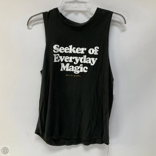 Top Sleeveless By Spiritual Gangster In Grey, Size: L