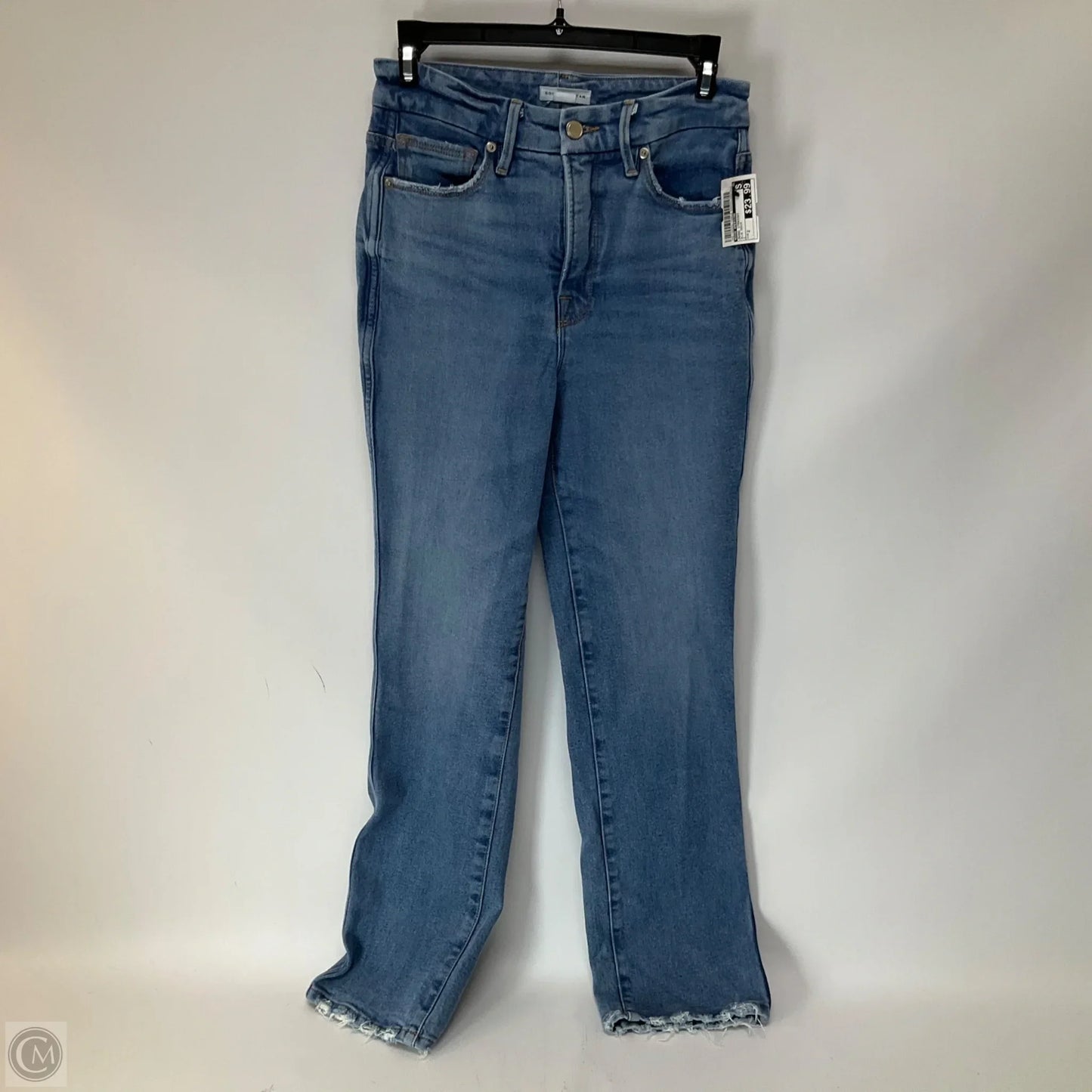 Jeans Straight By Good American In Blue Denim, Size: 2