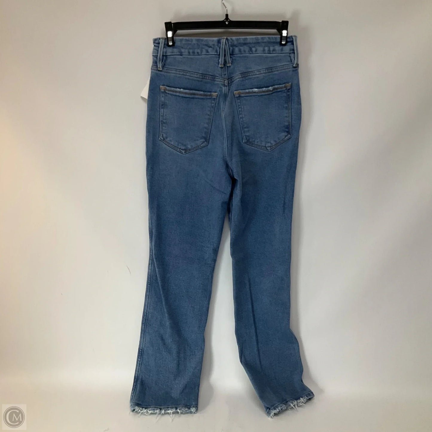 Jeans Straight By Good American In Blue Denim, Size: 2