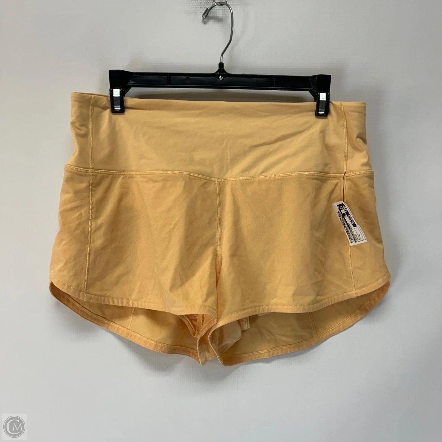 Athletic Shorts By Lululemon In Orange, Size: 8