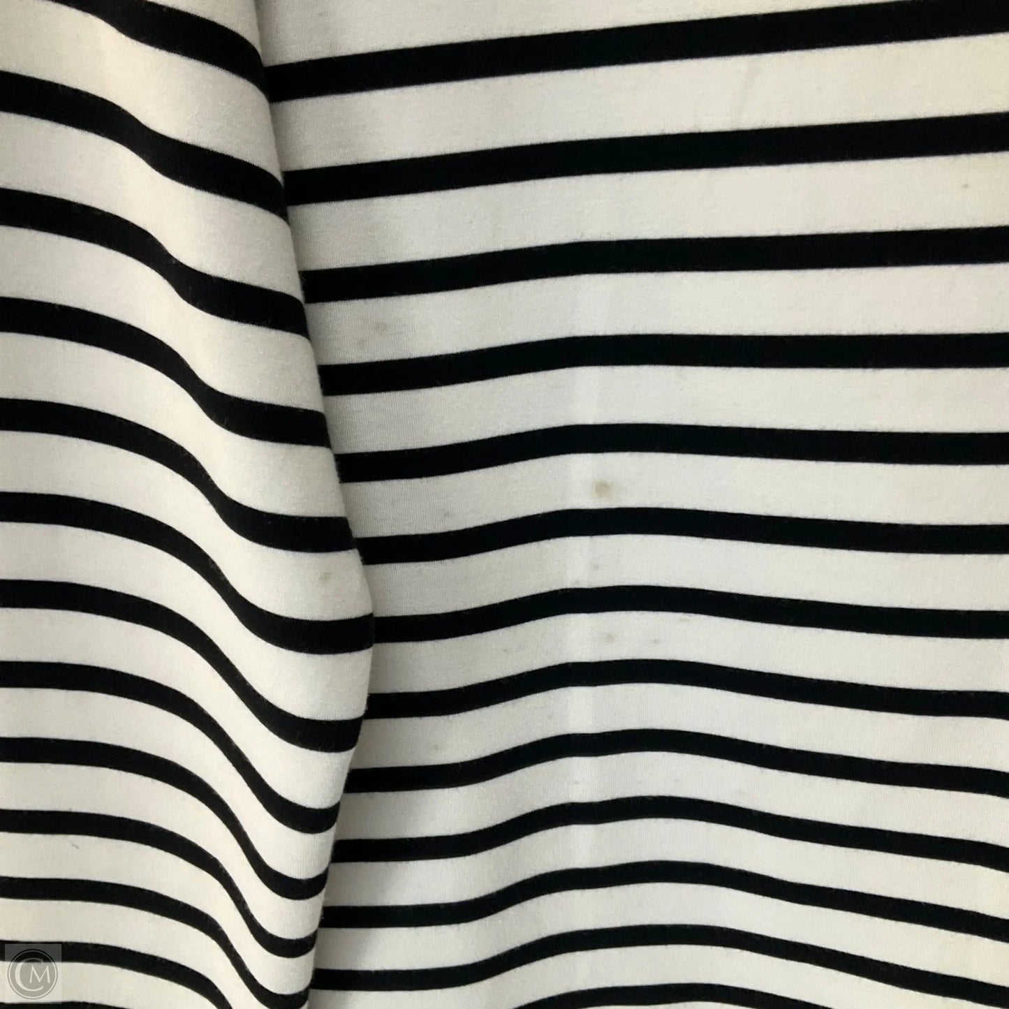 Top Long Sleeve By Spanx In Striped Pattern, Size: Xl