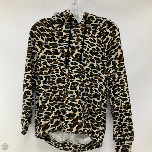 Sweatshirt Hoodie By Lou And Grey In Animal Print, Size: Xs