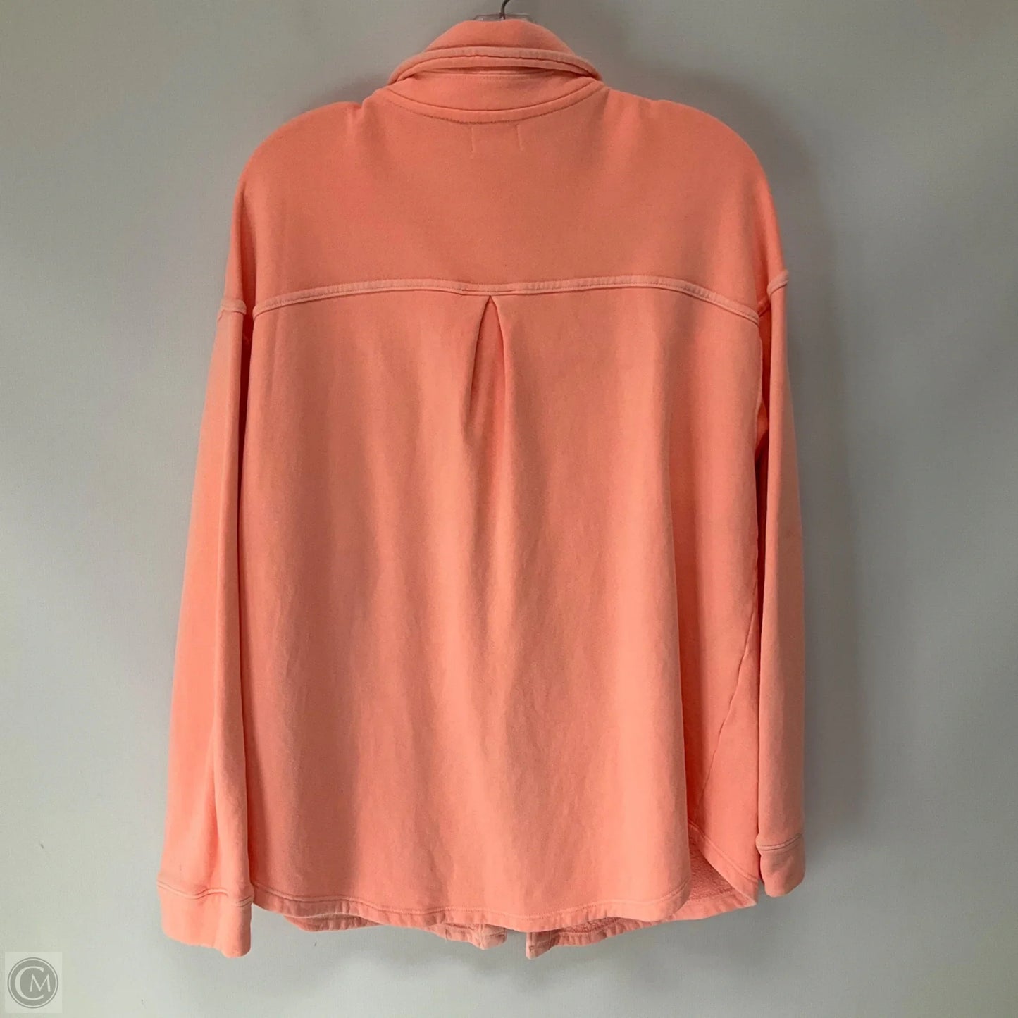 Jacket Shirt By Sundry In Orange, Size: M