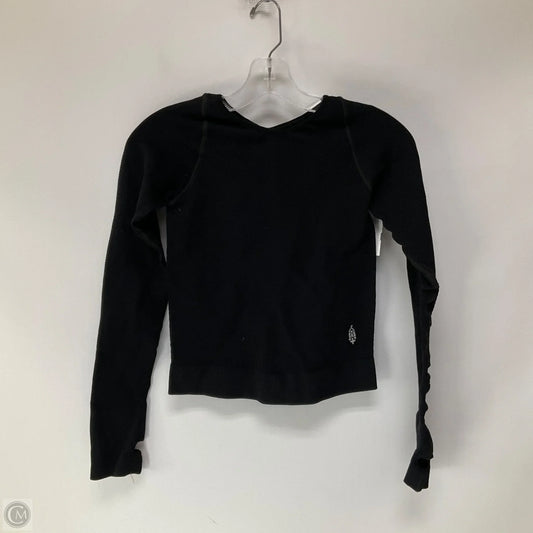 Top Long Sleeve By Free People In Black, Size: Xs