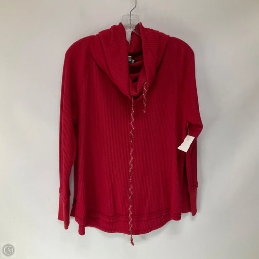 Top Long Sleeve By Sundance In Red, Size: L