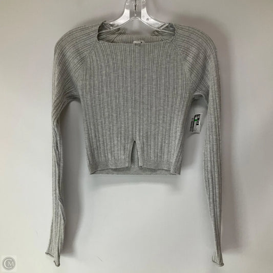 Top Long Sleeve By Garage In Grey, Size: S