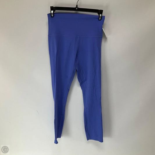 Athletic Leggings By Lululemon In Blue, Size: 6