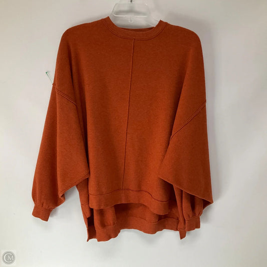 Sweater By Free People In Orange, Size: Xs
