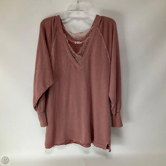 Top Long Sleeve By Free People In Mauve, Size: Xs
