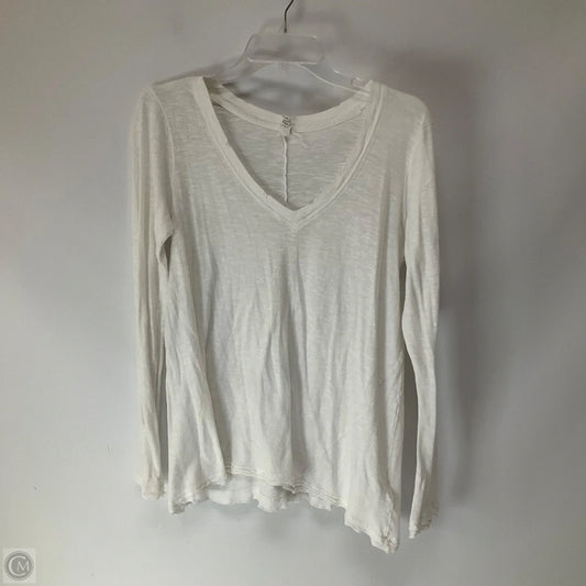 Top Long Sleeve By We The Free In White, Size: Xs