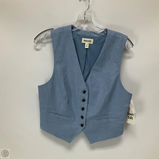 Top Sleeveless By Open Edit In Blue, Size: M