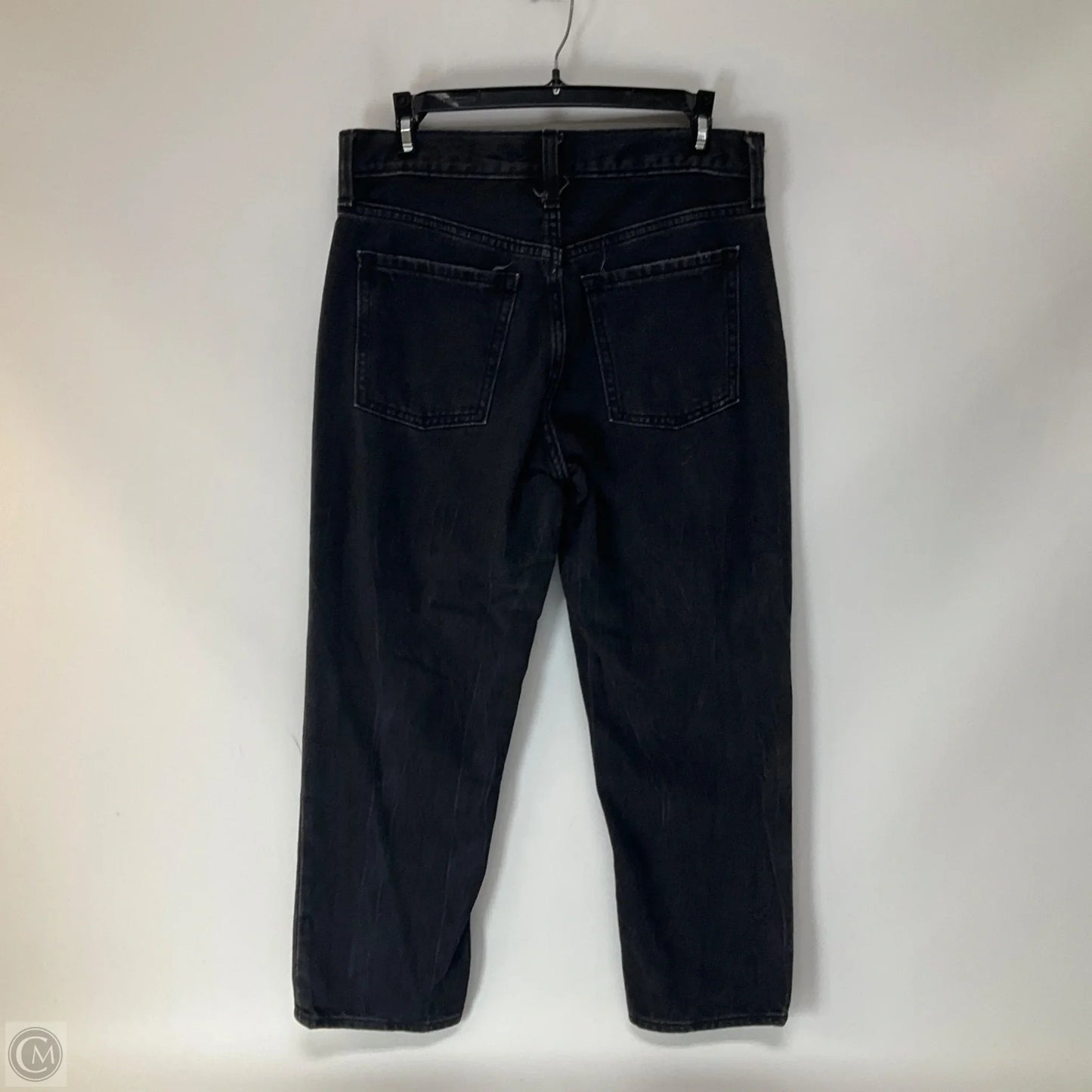 Jeans Straight By Old Navy In Black Denim, Size: 2