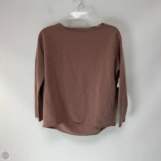 Athletic Top Long Sleeve Crewneck By Lululemon In Purple, Size: S