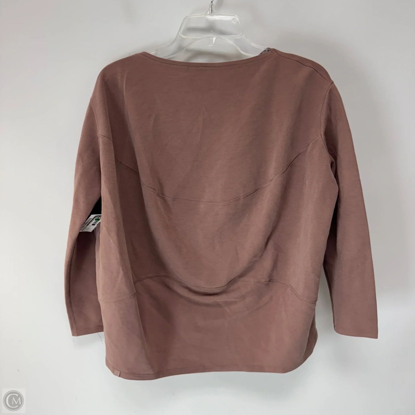 Athletic Top Long Sleeve Crewneck By Lululemon In Purple, Size: S