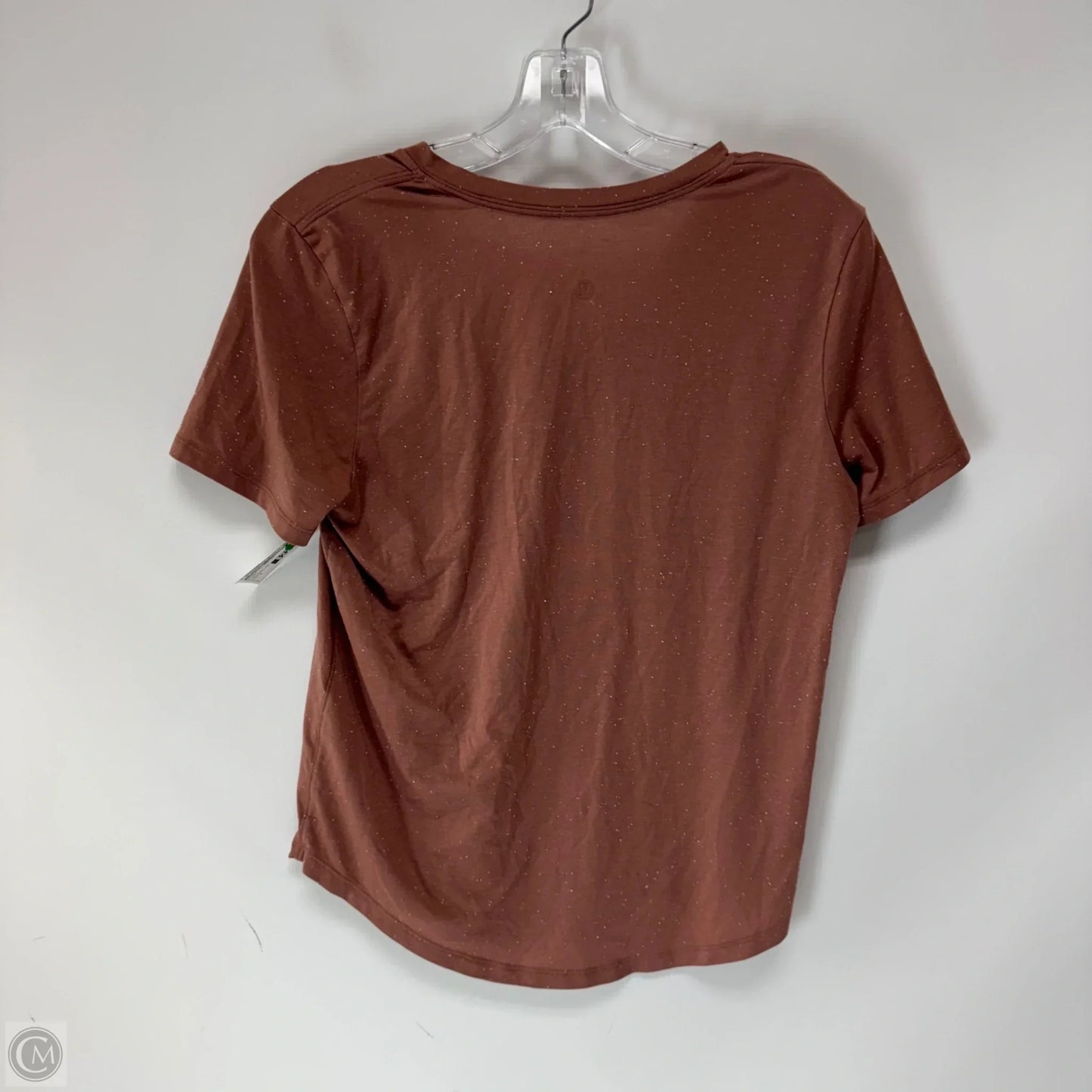 Athletic Top Short Sleeve By Lululemon In Pink, Size: S