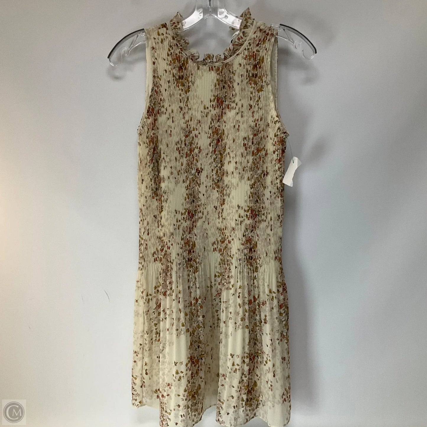 Dress Casual Midi By Maison Damelie In Cream, Size: Xs