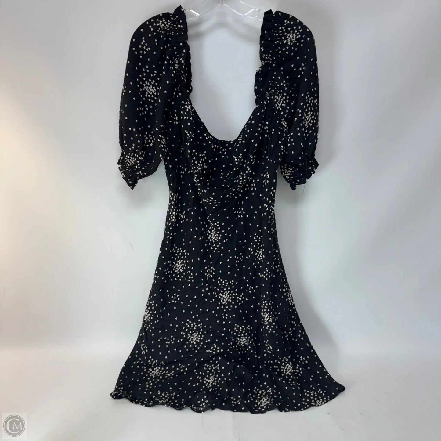 Dress Casual Midi By Anthropologie In Black, Size: L