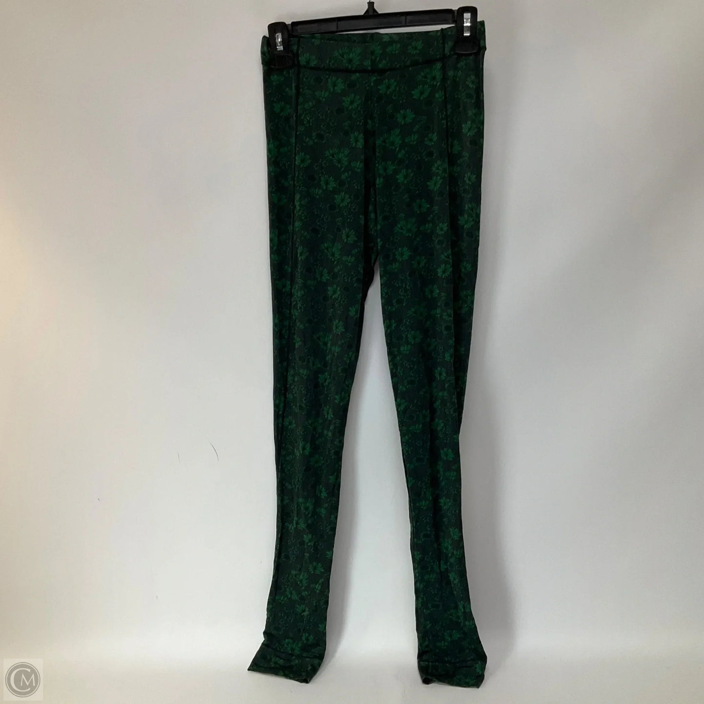 Athletic Leggings By Ganni In Blue & Green, Size: S