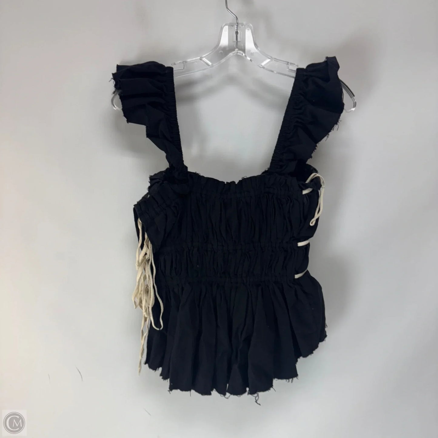 Top Sleeveless By Free People In Black & Cream, Size: M