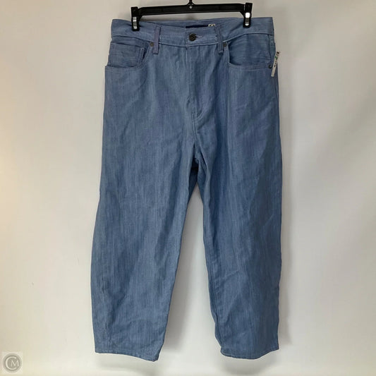 Jeans Cropped By Levis In Blue Denim, Size: 8