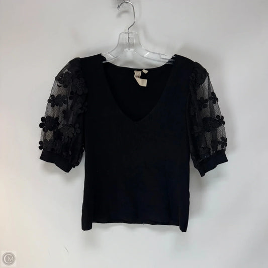 Top Short Sleeve By Dolan Left Coast In Black, Size: S