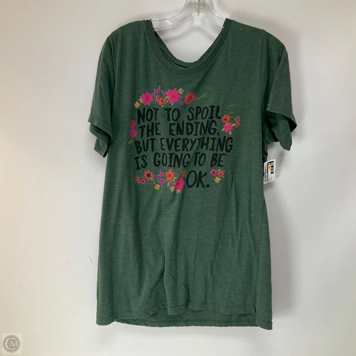 Top Short Sleeve By Natural Life In Green, Size: 2x