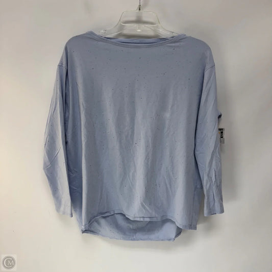 Athletic Top Long Sleeve Crewneck By Lululemon In Blue, Size: M