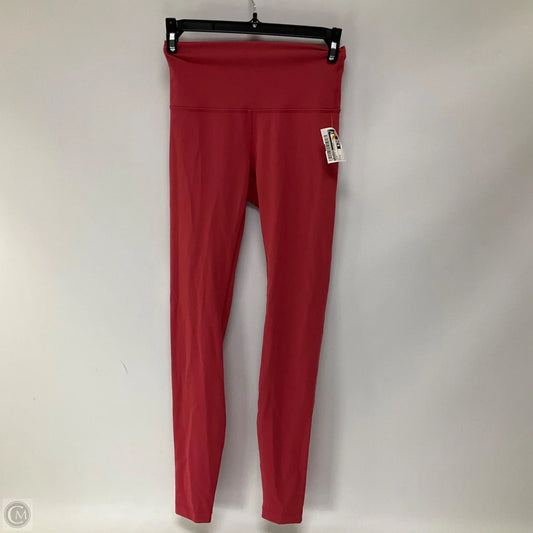 Athletic Leggings By Lululemon In Pink, Size: 4