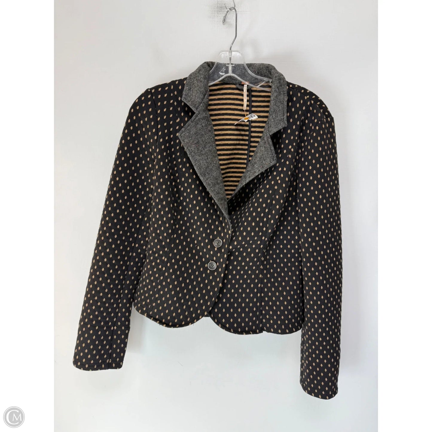 Blazer By Free People In Black & Brown, Size: M