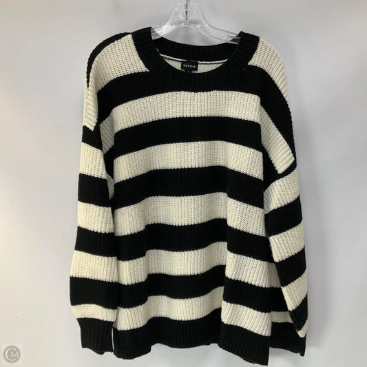 Sweater By Torrid In Striped Pattern, Size: 2x