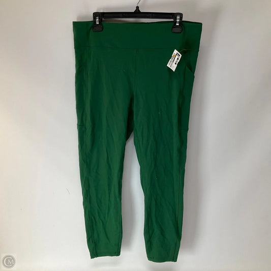 Athletic Leggings By Lululemon In Green, Size: 14
