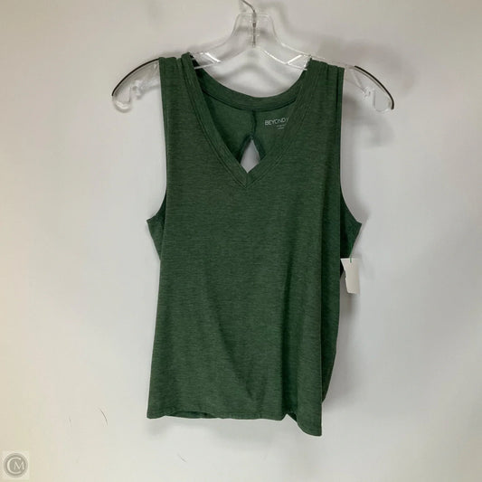 Athletic Tank Top By Beyond Yoga In Green, Size: S