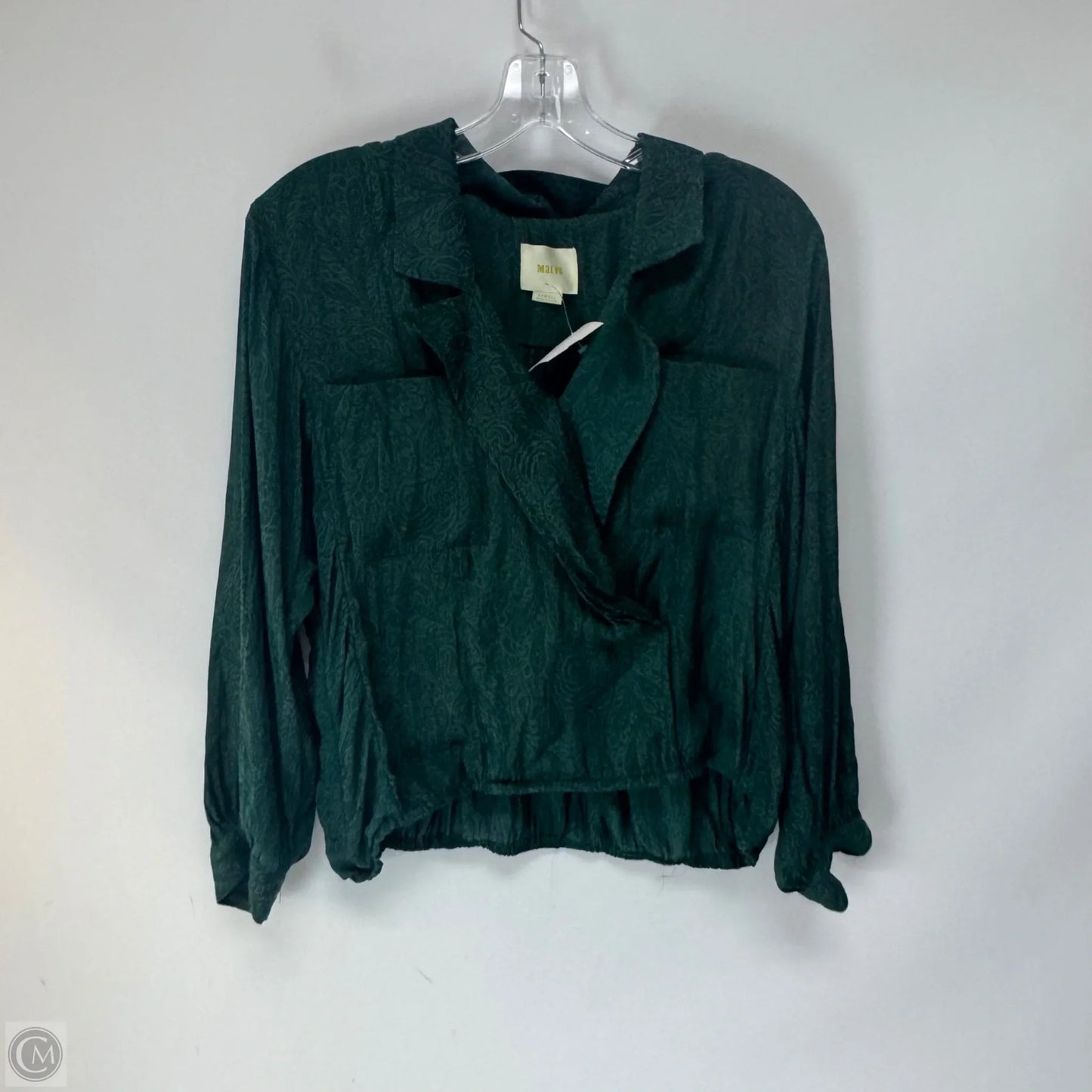 Top Long Sleeve By Maeve In Green, Size: Xs