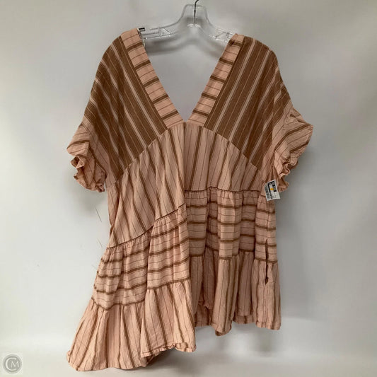 Tunic Short Sleeve By Free People In Pink, Size: S