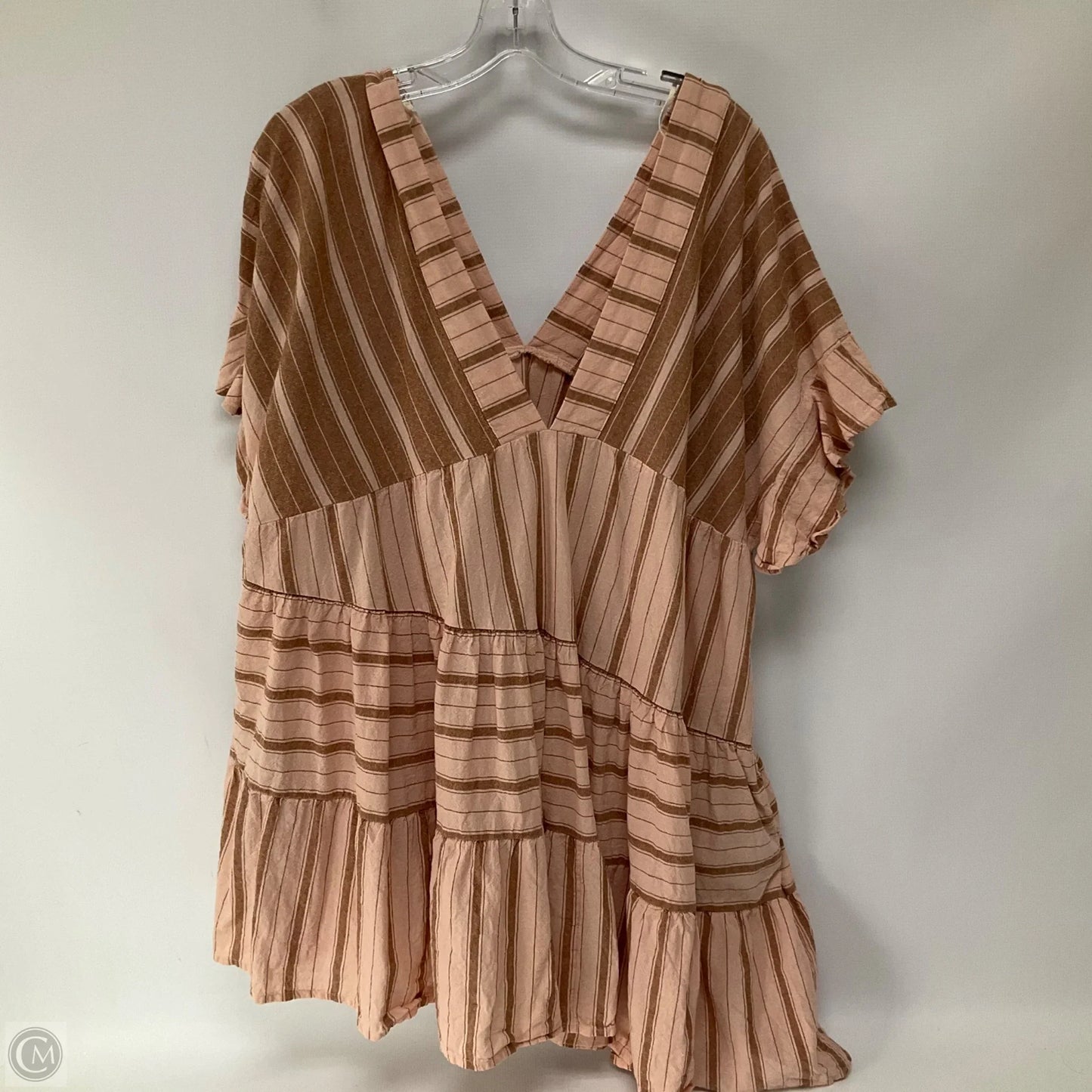 Tunic Short Sleeve By Free People In Pink, Size: S