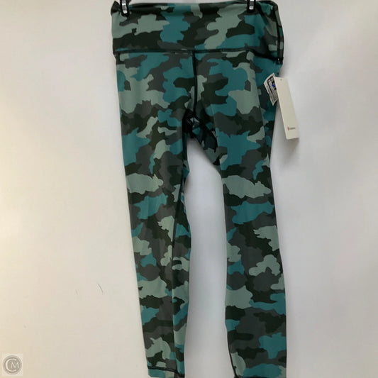 Athletic Leggings Capris By Lululemon In Camouflage Print, Size: 10