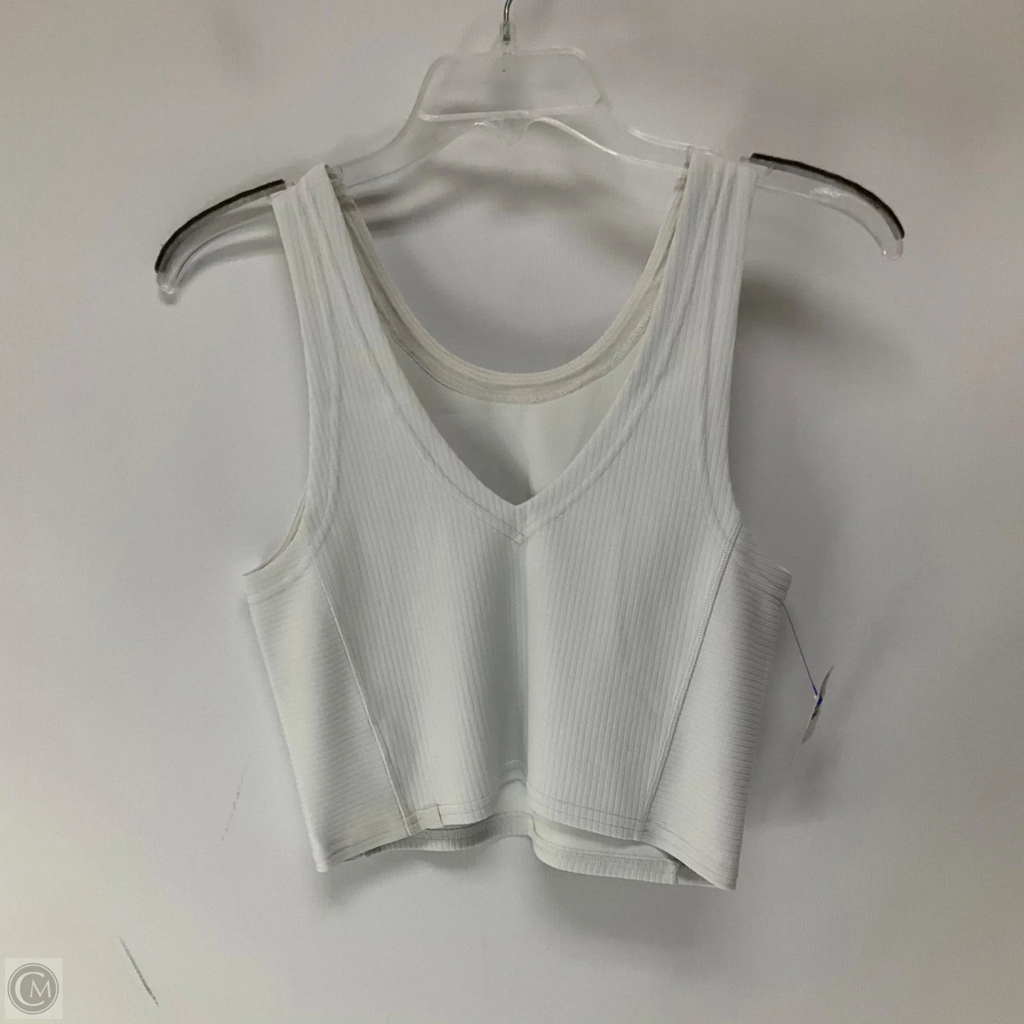 Athletic Tank Top By Lululemon In White, Size: 8