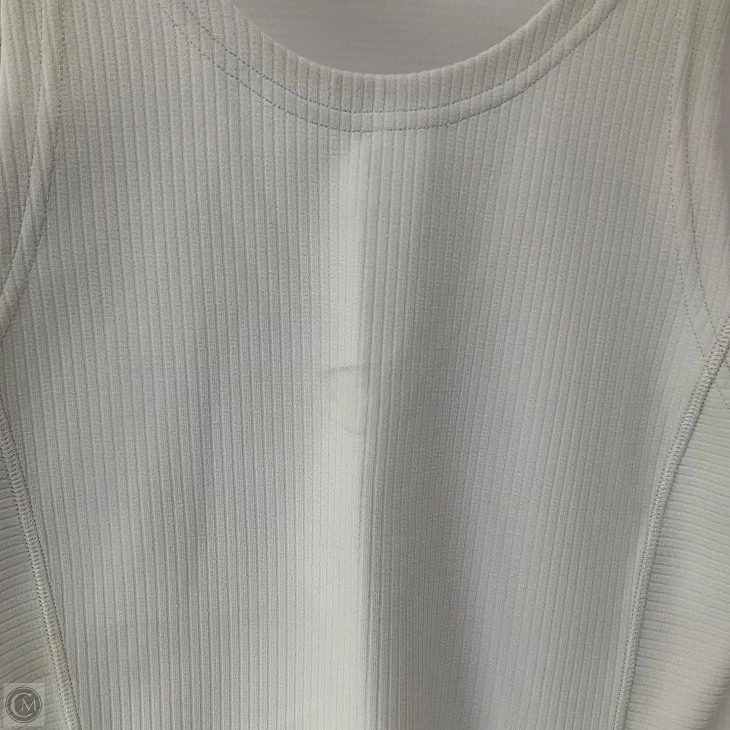 Athletic Tank Top By Lululemon In White, Size: 8