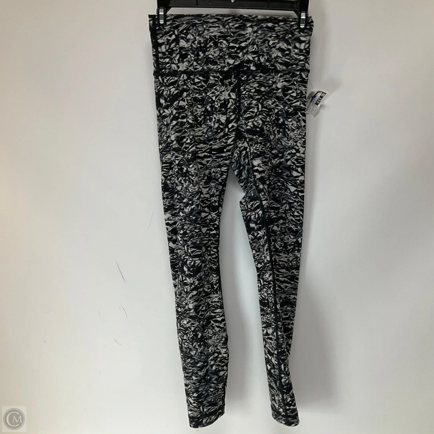 Athletic Leggings Capris By Lululemon In Black & White, Size: 4