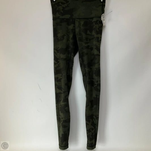Athletic Leggings By Lululemon In Camouflage Print, Size: 4