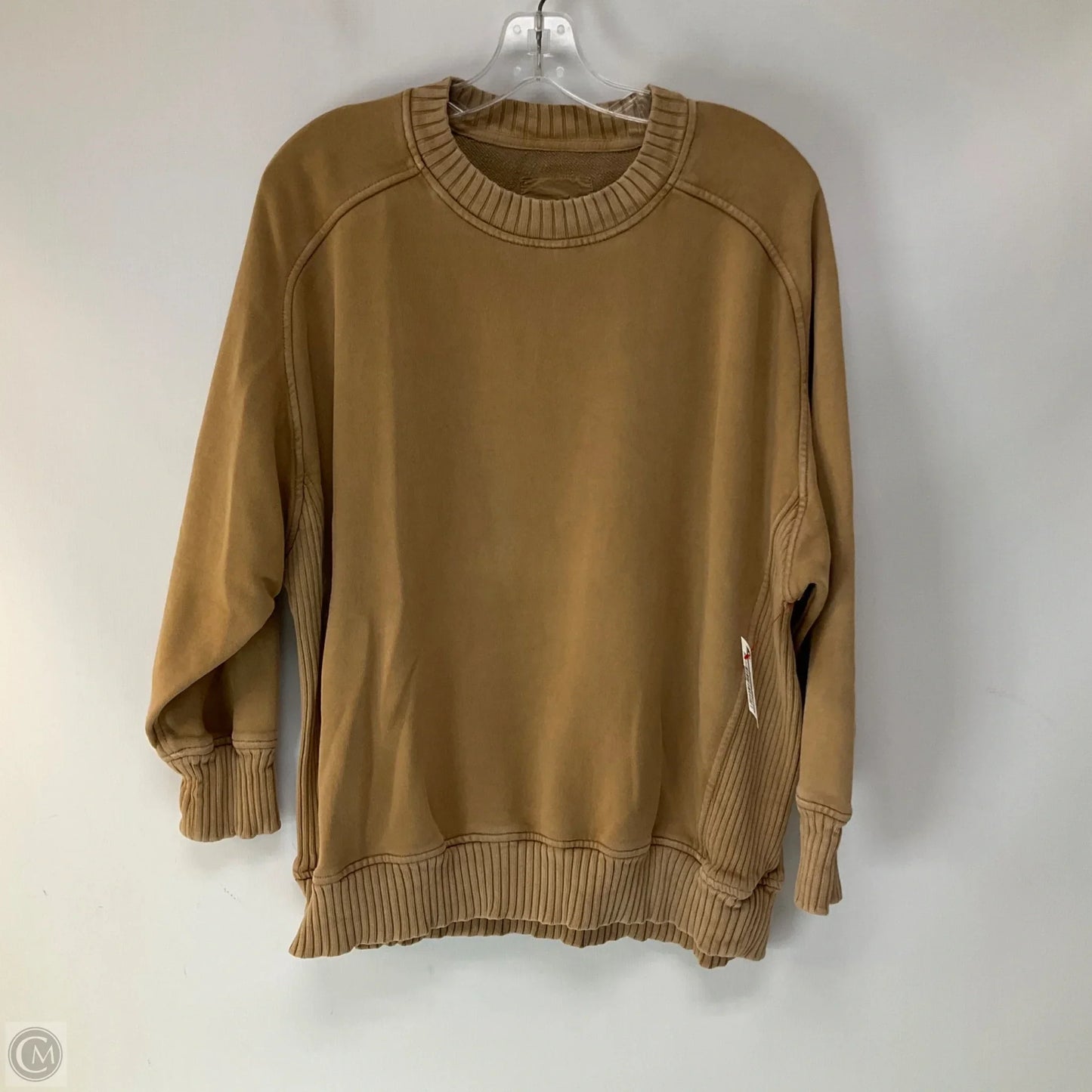 Sweatshirt Crewneck By Aerie In Tan, Size: S