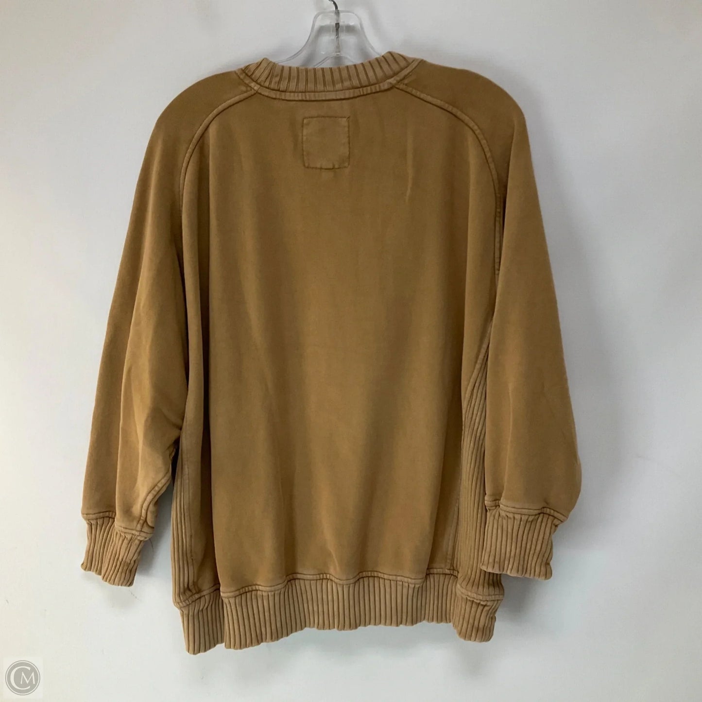 Sweatshirt Crewneck By Aerie In Tan, Size: S