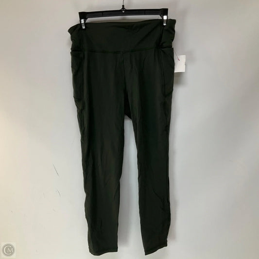 Athletic Leggings Capris By Lululemon In Green, Size: L