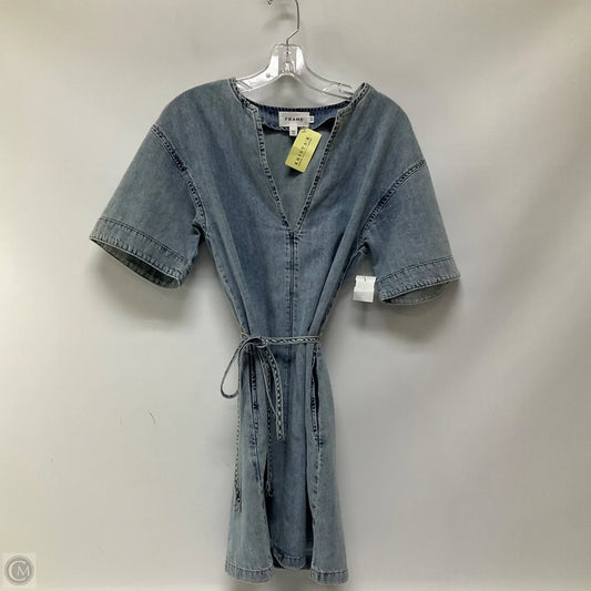 Dress Casual Midi By Frame In Blue, Size: Xs